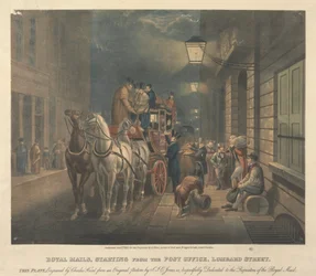 Koninklijke Posten, Vertrekkend vanaf het Postkantoor, Lombardstraat