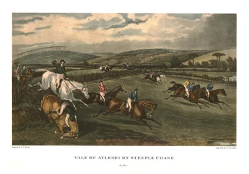 Vale of Aylesbury Steeple Chase, Plaat 1, ca. 1836, ca. 1955