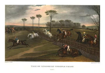 Vale of Aylesbury Steeple Chase, Plaat 3, ca. 1836, ca. 1955