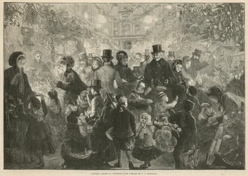 Lowther Arcade tijdens kersttijd
