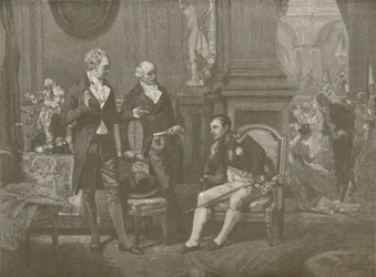 Napoleon, Goethe en Wieland, 1808, 1896