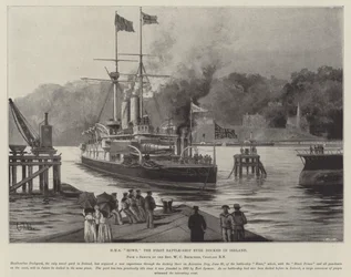 HMS Howe, het Eerste Slagschip ooit gedokt in Ierland