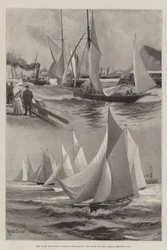 De jachtrace van Dover naar Helgoland, de start voor de beker van de Duitse keizer