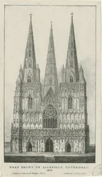 Lichfield Kathedraal - Westgevel