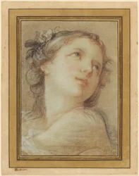 Hoofd van een Bacchante