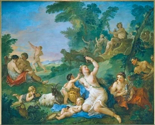 De triomf van Bacchus ...