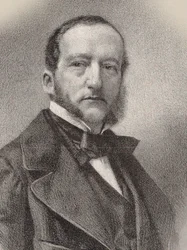Portret van de pianist en componist Sigismund Thalberg 1812-1871