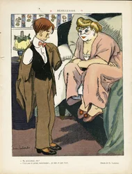 Illustratie van Chas-Laborde (1886-1941) in Le Lire, 30/11/12 - Desillusie - Prostitutie
