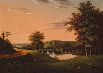 Point Breeze, het landgoed van Joseph Napoleon Bonaparte in Bordentown, New Jersey, 1817-20