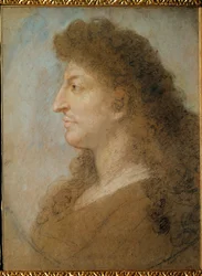 Portret van Lodewijk XIV ...