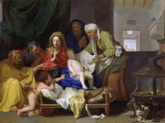 De slaap van het kindje Jezus