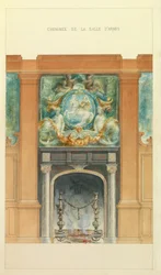 Project voor het hotel van Prins Georges Bibesco