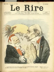 Illustratie van Charles Leandre (1862-1934) voor de Omslag van Le Rire