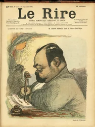 Illustratie van Charles Leandre voor de omslag van Le Rire