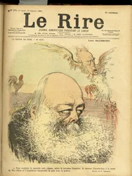Illustratie van Charles Leandre (1862-1934) voor de omslag van Le Rire
