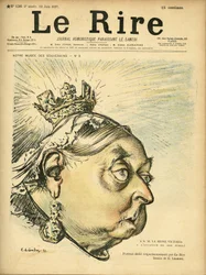 Illustratie van Charles Leandre (1862-1934) voor de omslag van Le Rire