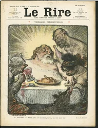 Illustratie van Charles Leandre voor de Omslag van Le Rire