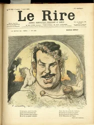 Illustratie van Charles Leandre (1862-1934) voor de Omslag van Le Rire