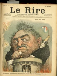 Illustratie van Charles Leandre (1862-1934) voor de omslag van Le Rire