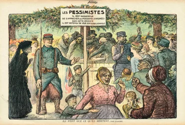 La Baionnette, Satirisch in Kleuren