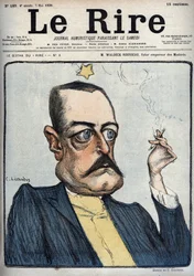 M. Waldeck-Rousseau toekomstige keizer van de Moderes - Karikatuur door Pierre Waldeck Rousseau (Waldeck-Rousseau) (1846-1904) door Charles Leandre (1862-1934) in 