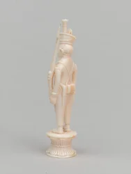 Witte pion, schaakstuk, India, circa 1820