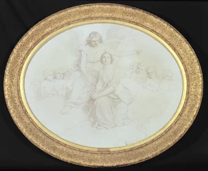 Een scène die regels 979-995 uit Comus van John Milton (1608-74) illustreert