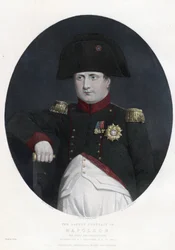 Laatste portret van Napoleon aan boord van de Bellerophon