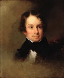 Portret van Henry Wadsworth Longfellow (1807-82)