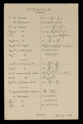 Formules, Oxford