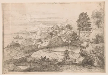 Landschap met Heilige Familie