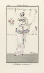 Déshabillé du matin, uit Costumes Parisien, gepubliceerd 1913