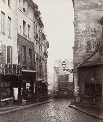 Rue de la Montagne-Sainte-Geneviève nabij de Kruising van Rue Laplace