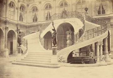[Trap, interieur van het Hôtel de Ville]