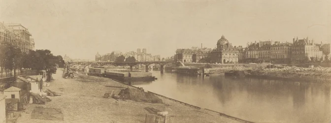 De Seine vanaf de Pont du Carrousel richting Notre Dame, 1853
