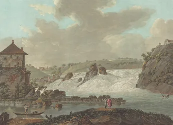 Watervallen van Schaffhausen, ca. 1784