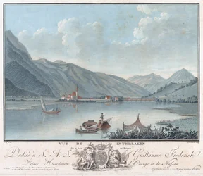 Vue de Interlaken, ca.1787 (Ets en acquatint)