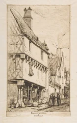Een oud huis, of het huis van de musicus, Bourges