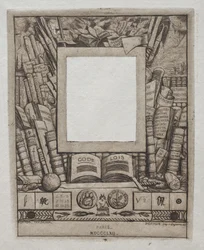 Ontwerp voor een lijst voor het portret van Armand Guéraud, 1862
