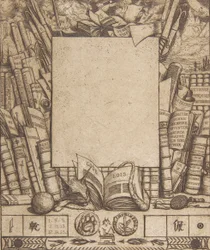 Ontwerp voor een lijst voor het portret van Armand Guéraud