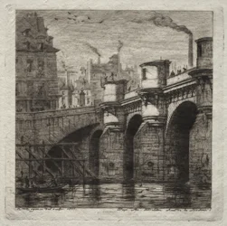 Etsen van Parijs: De Nieuwe Brug