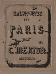 Etsen van Parijs: Titelpagina, 1852
