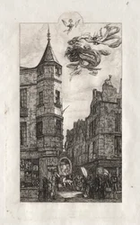 Etsen van Parijs: Tourelle, rue de l