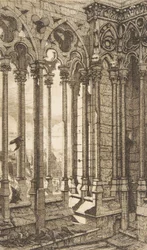 Galerij, Nôtre-Dame kathedraal, Parijs, 1853