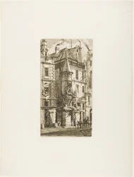 Huis met een torentje, rue de la Tixéranderie