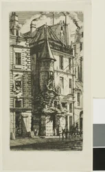 Huis met een torentje, rue de la Tixeranderie, Parijs