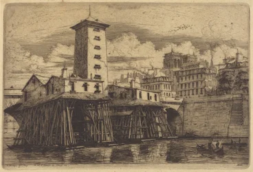 De Notre-Dame-pomp, Parijs (The Notre-Dame Pump)