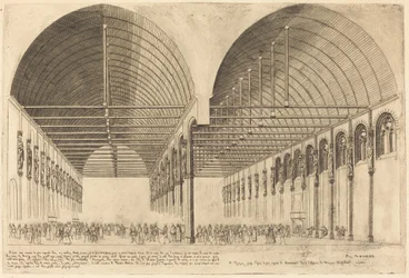 De zaal van de verloren stappen in het oude Paleis van Justitie, Parijs