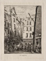 Pirouette Straat, nabij de Markten, Parijs