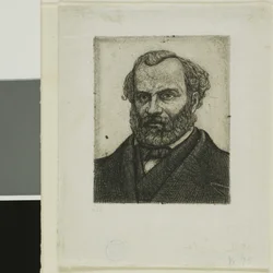 Portret van Armand Guéraud van Nantes, Drukker en Man van Brieven